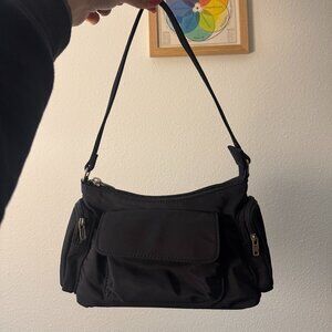 Brandy Melville Black Nylon Shoulder Bag